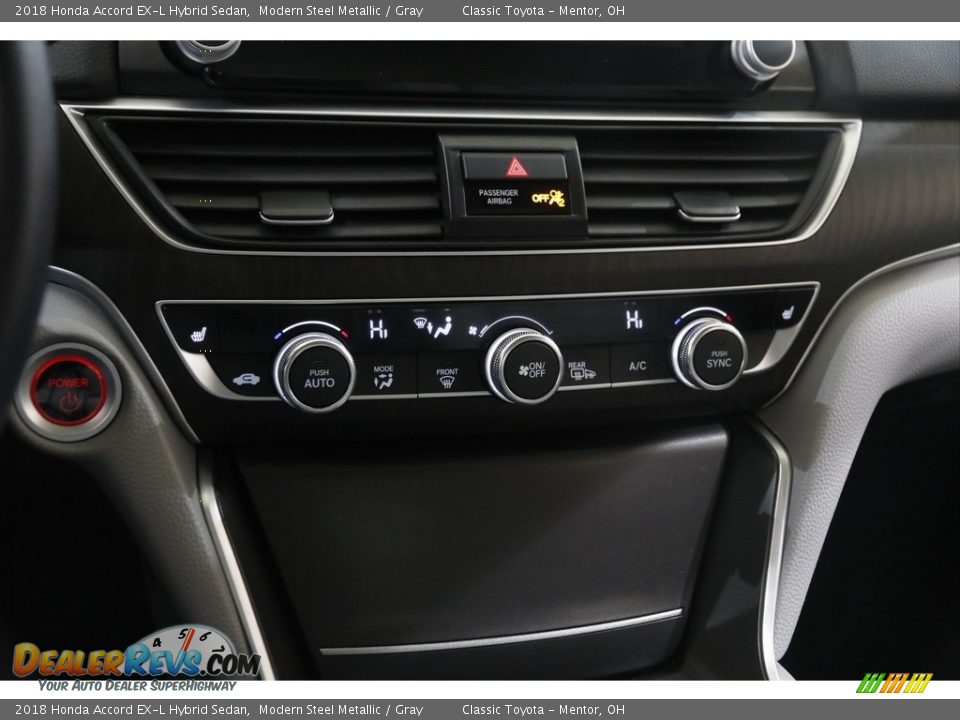 Controls of 2018 Honda Accord EX-L Hybrid Sedan Photo #14