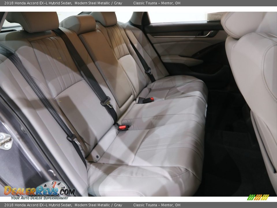 Rear Seat of 2018 Honda Accord EX-L Hybrid Sedan Photo #18