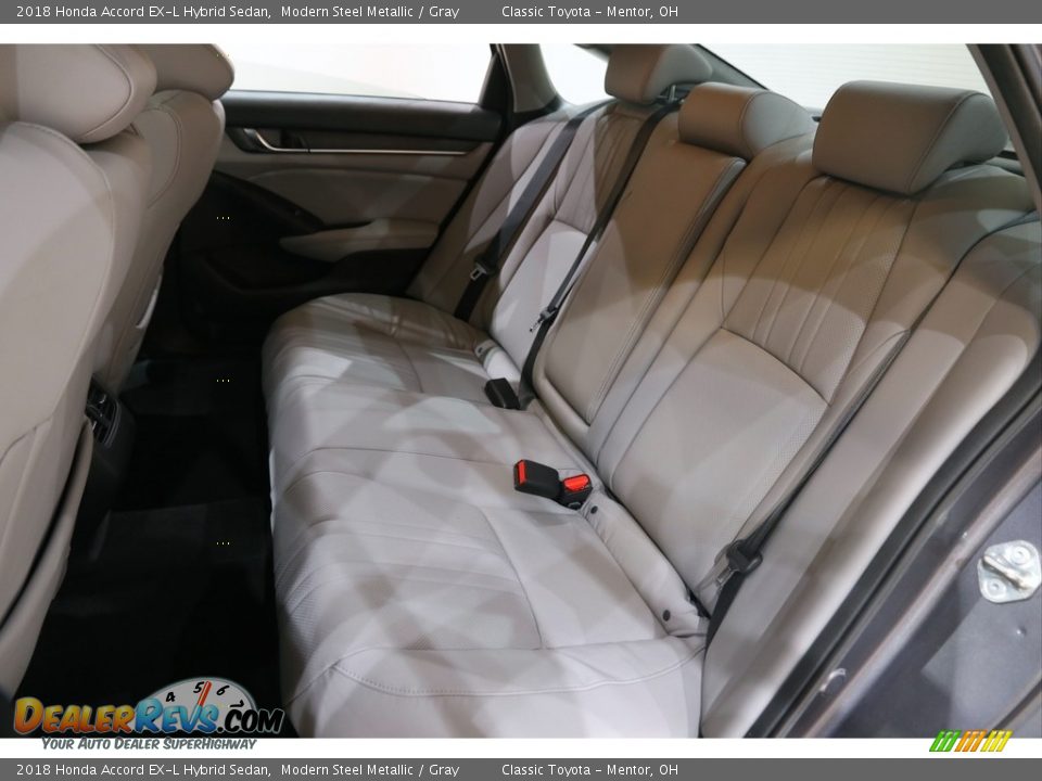 Rear Seat of 2018 Honda Accord EX-L Hybrid Sedan Photo #19