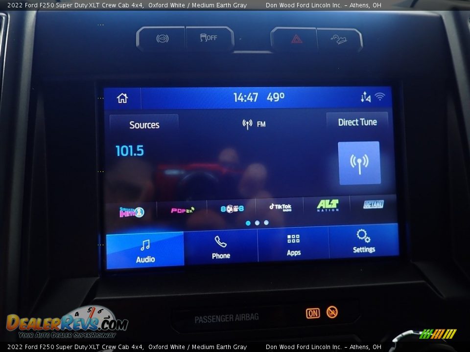 2022 Ford F250 Super Duty XLT Crew Cab 4x4 Oxford White / Medium Earth Gray Photo #23