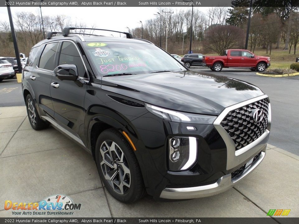 2022 Hyundai Palisade Calligraphy AWD Abyss Black Pearl / Black Photo #8