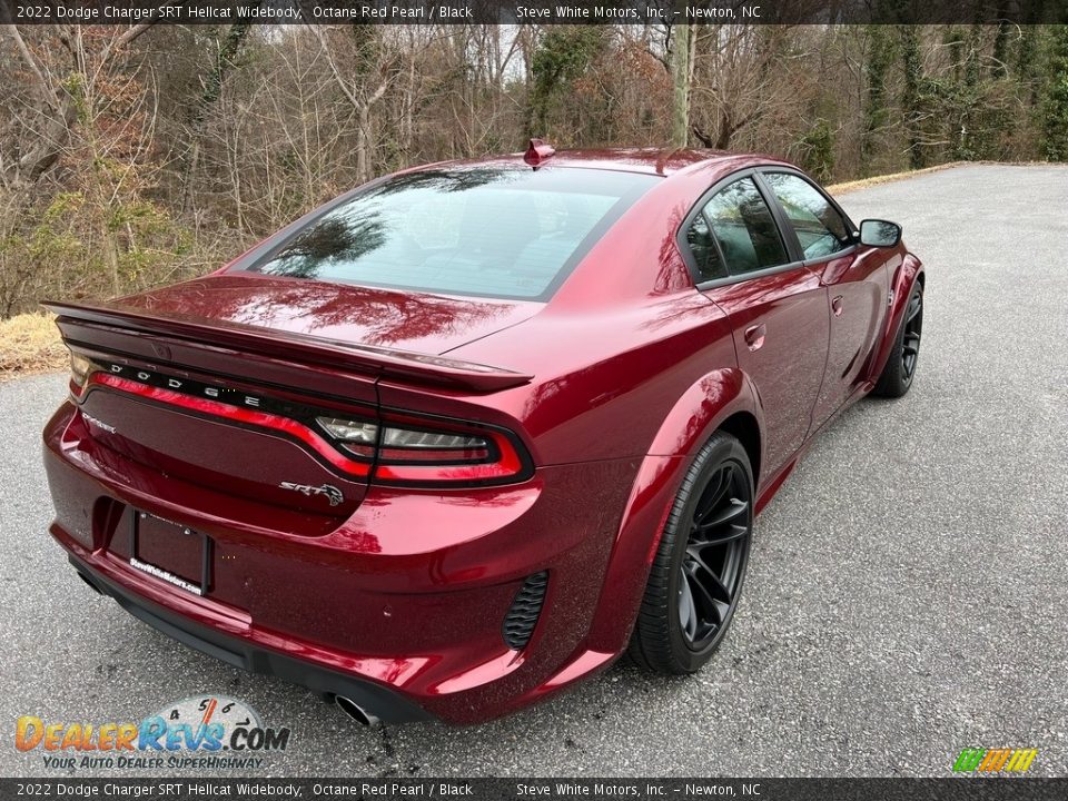 2022 Dodge Charger SRT Hellcat Widebody Octane Red Pearl / Black Photo #7