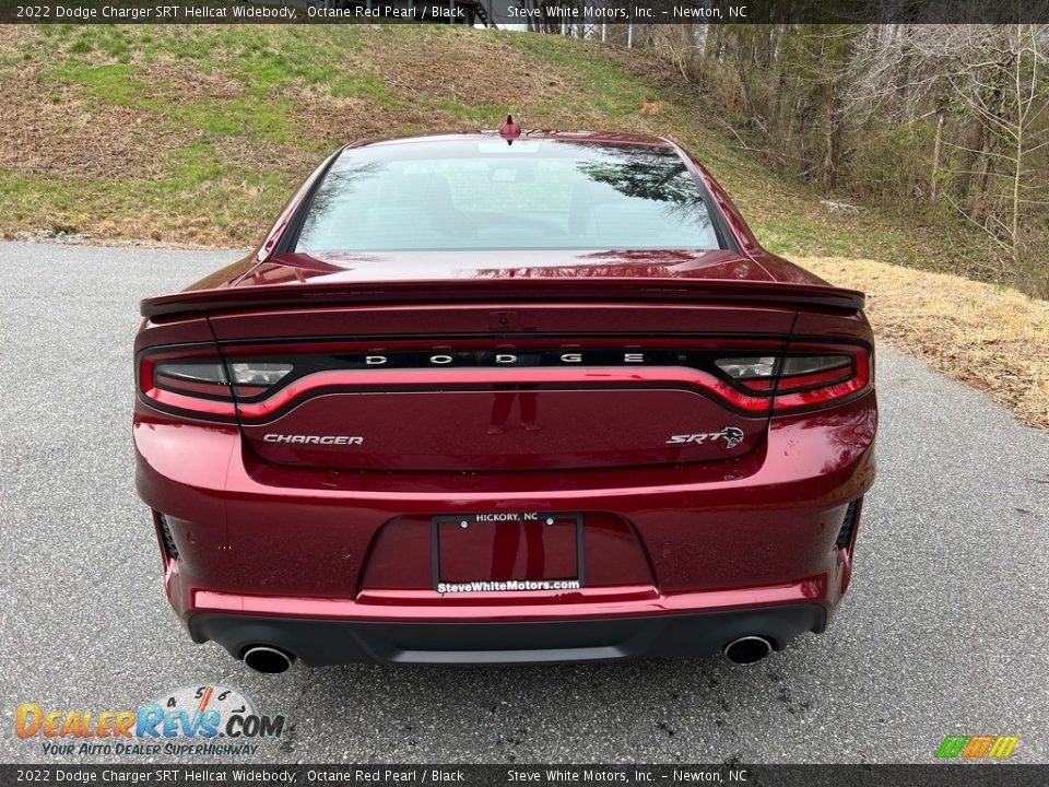 2022 Dodge Charger SRT Hellcat Widebody Octane Red Pearl / Black Photo #8