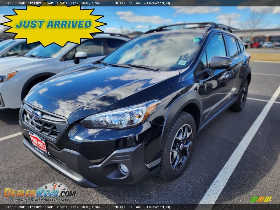 2023 Subaru Crosstrek Sport Crystal Black Silica / Gray Photo #1