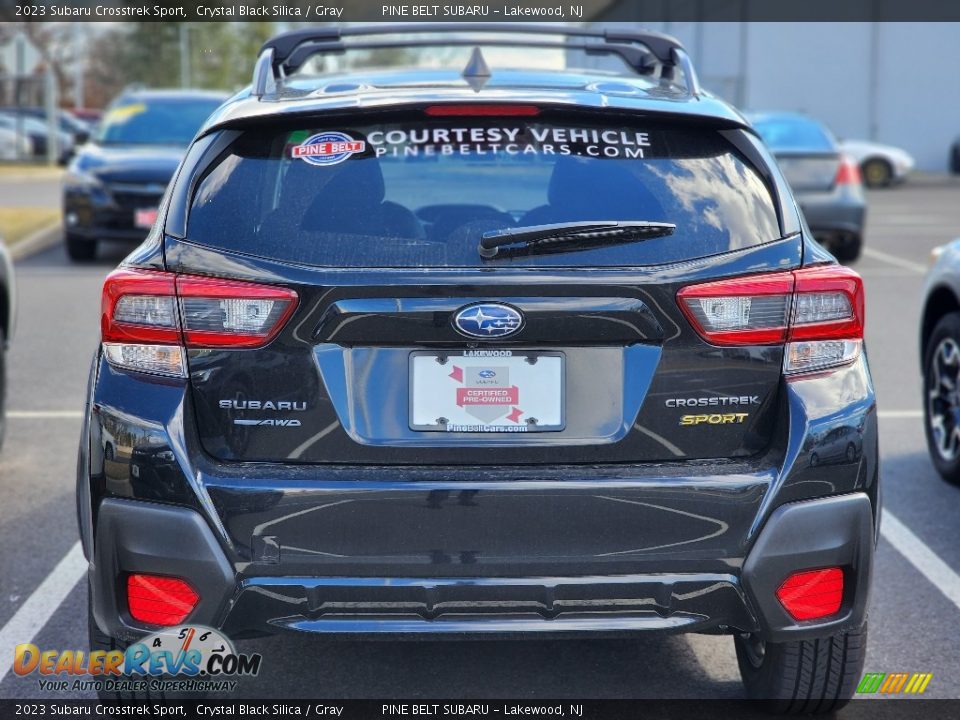 2023 Subaru Crosstrek Sport Crystal Black Silica / Gray Photo #6