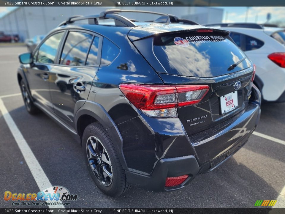 2023 Subaru Crosstrek Sport Crystal Black Silica / Gray Photo #7