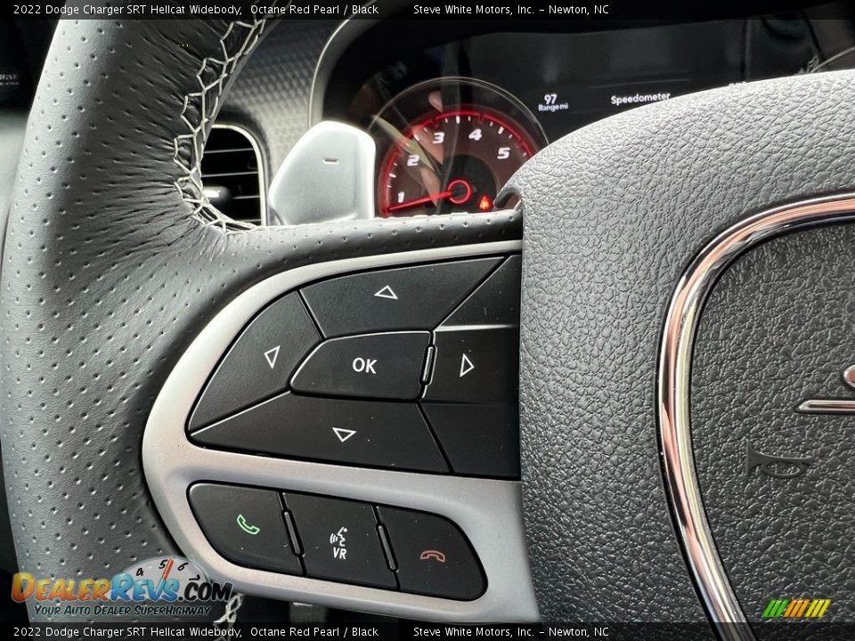 2022 Dodge Charger SRT Hellcat Widebody Steering Wheel Photo #21
