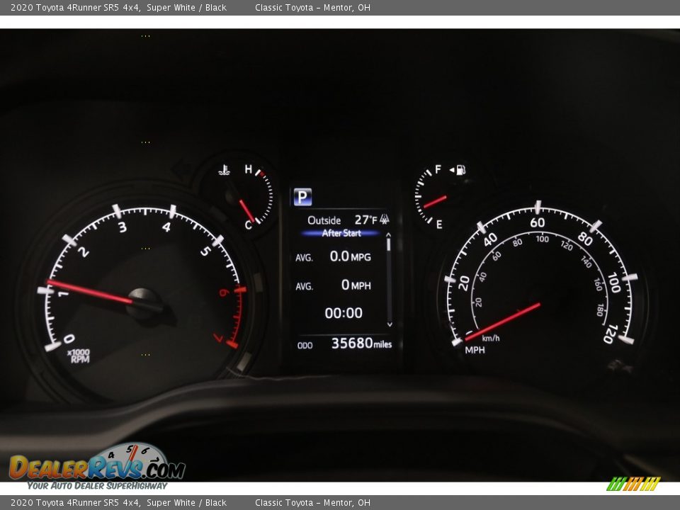 2020 Toyota 4Runner SR5 4x4 Super White / Black Photo #8