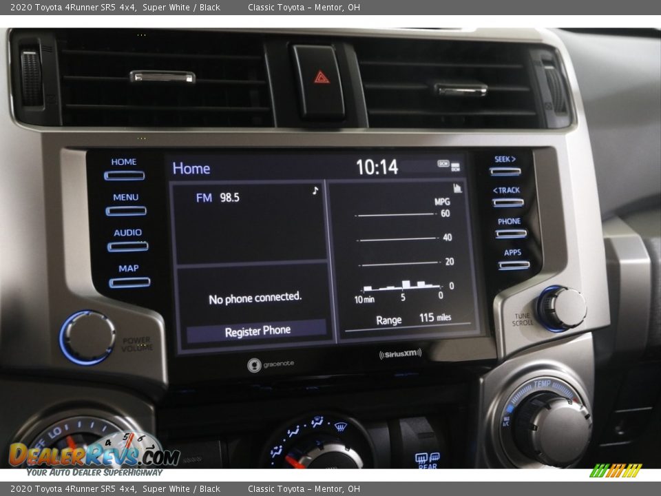 2020 Toyota 4Runner SR5 4x4 Super White / Black Photo #10