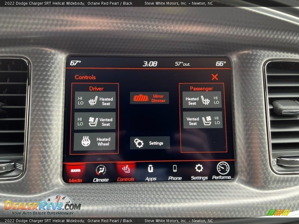 Controls of 2022 Dodge Charger SRT Hellcat Widebody Photo #25
