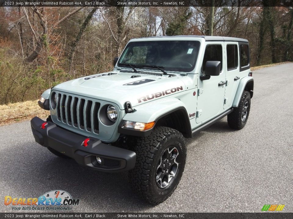 2023 Jeep Wrangler Unlimited Rubicon 4x4 Earl / Black Photo #2