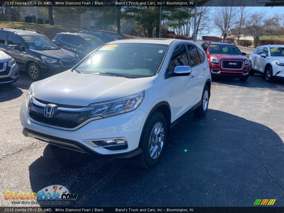 2016 Honda CR-V EX AWD White Diamond Pearl / Black Photo #2