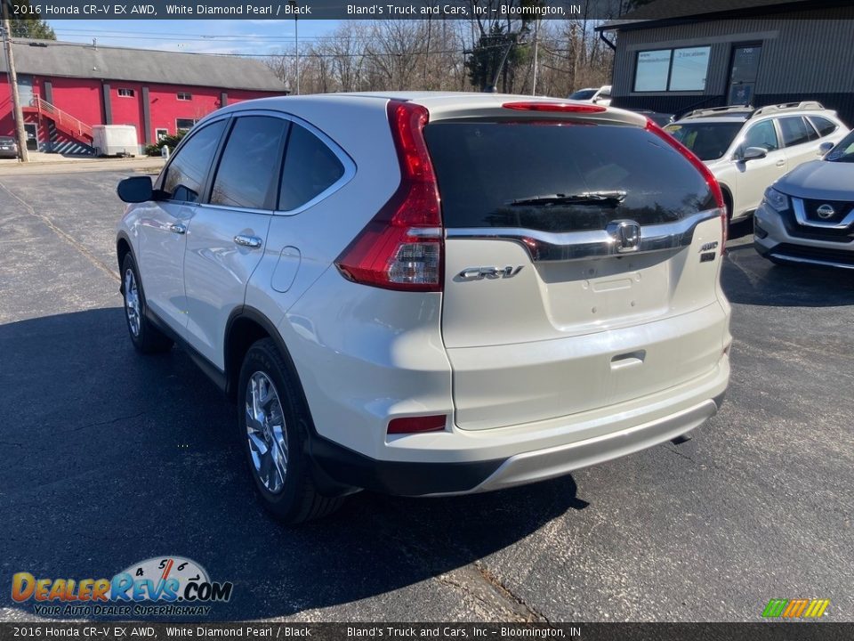 2016 Honda CR-V EX AWD White Diamond Pearl / Black Photo #3