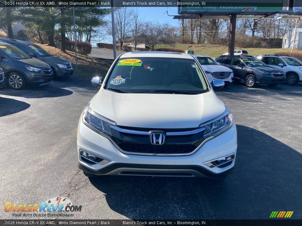 2016 Honda CR-V EX AWD White Diamond Pearl / Black Photo #7