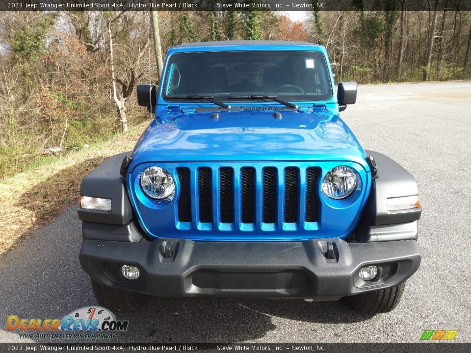 2023 Jeep Wrangler Unlimited Sport 4x4 Hydro Blue Pearl / Black Photo #3