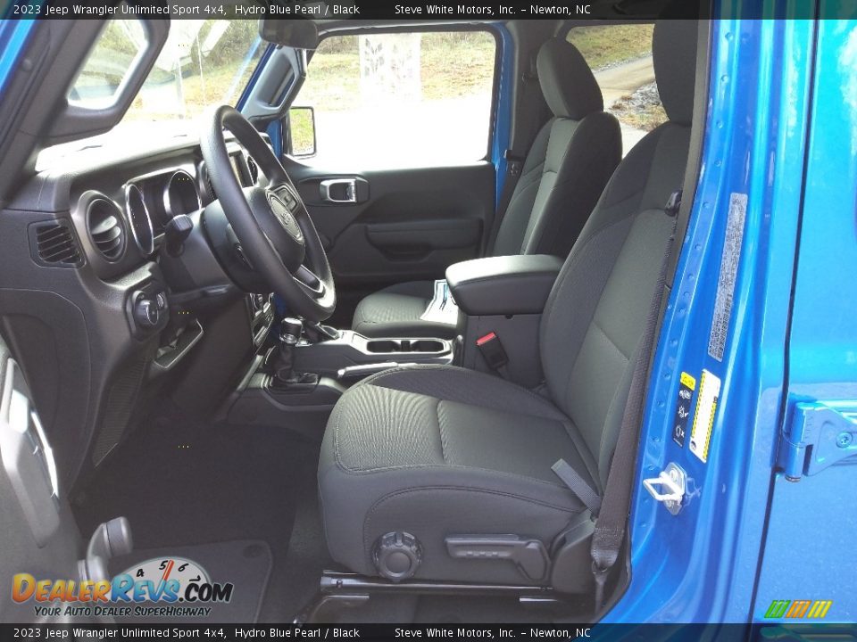 2023 Jeep Wrangler Unlimited Sport 4x4 Hydro Blue Pearl / Black Photo #10
