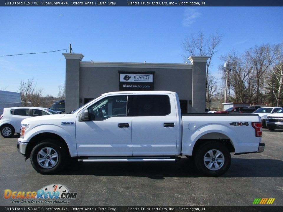 2018 Ford F150 XLT SuperCrew 4x4 Oxford White / Earth Gray Photo #1