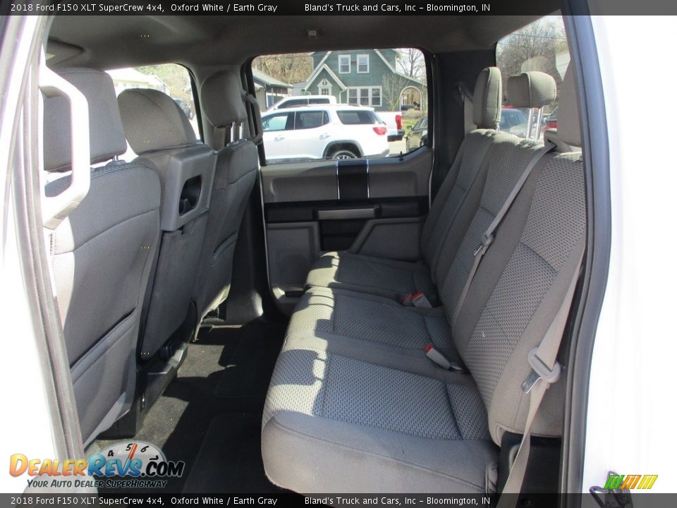 Rear Seat of 2018 Ford F150 XLT SuperCrew 4x4 Photo #8