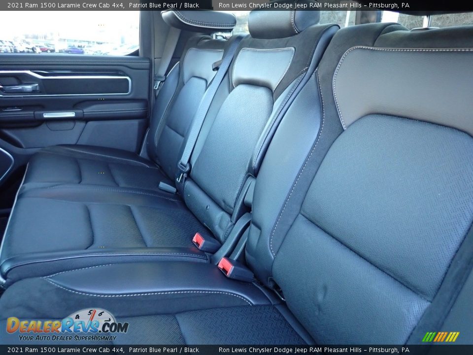 2021 Ram 1500 Laramie Crew Cab 4x4 Patriot Blue Pearl / Black Photo #12
