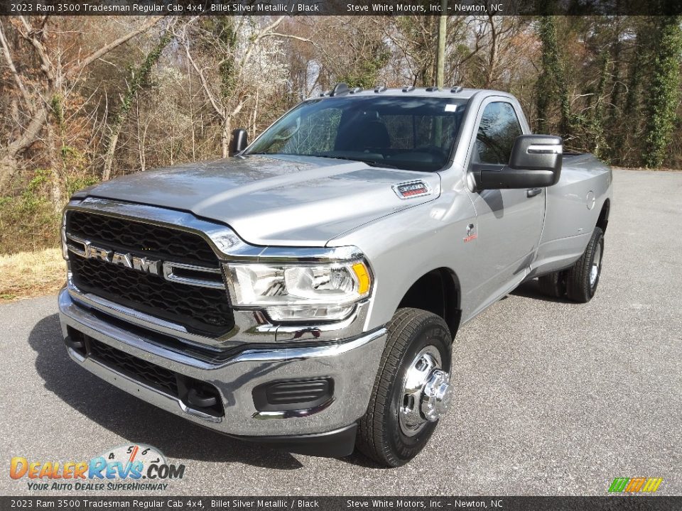 2023 Ram 3500 Tradesman Regular Cab 4x4 Billet Silver Metallic / Black Photo #2