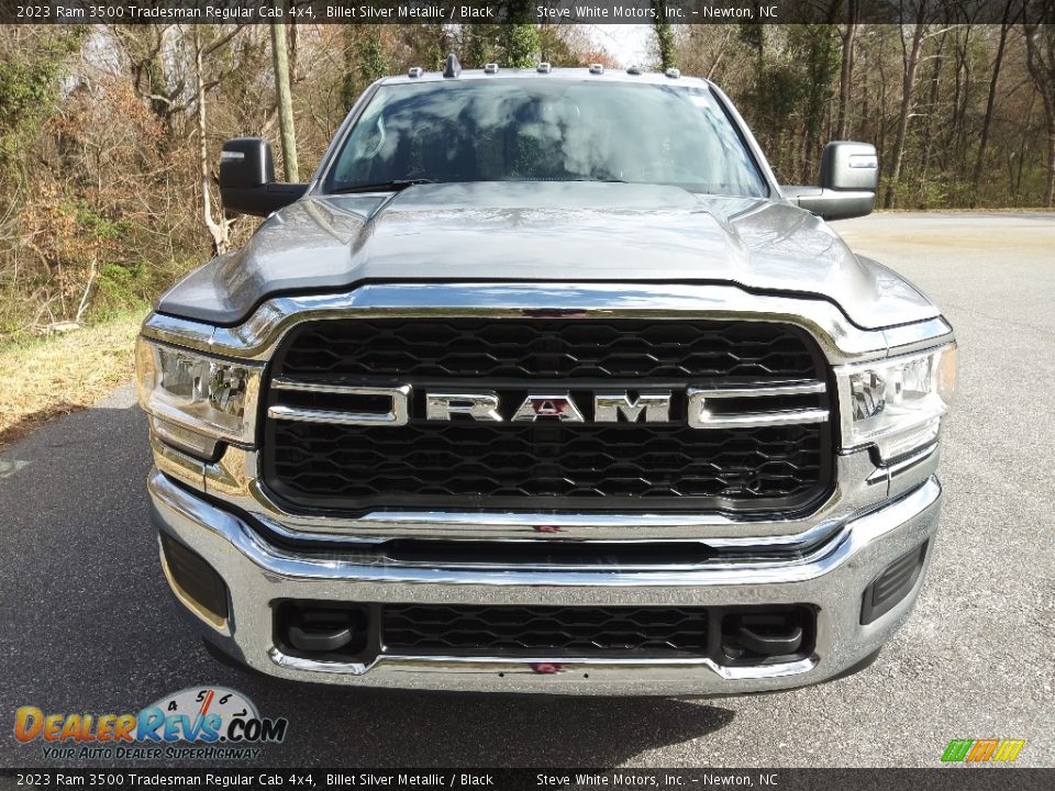 2023 Ram 3500 Tradesman Regular Cab 4x4 Billet Silver Metallic / Black Photo #3