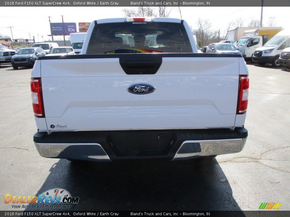 2018 Ford F150 XLT SuperCrew 4x4 Oxford White / Earth Gray Photo #24