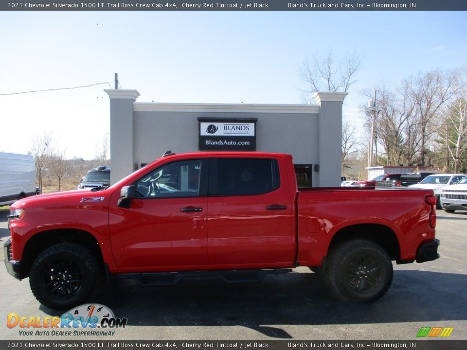 2021 Chevrolet Silverado 1500 LT Trail Boss Crew Cab 4x4 Cherry Red Tintcoat / Jet Black Photo #1