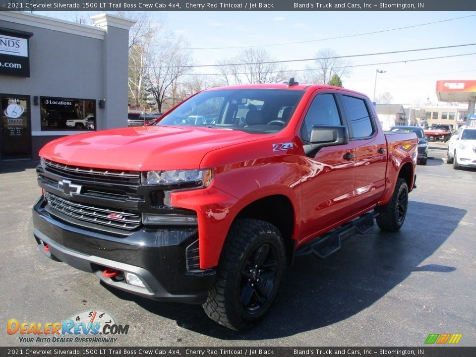 2021 Chevrolet Silverado 1500 LT Trail Boss Crew Cab 4x4 Cherry Red Tintcoat / Jet Black Photo #2