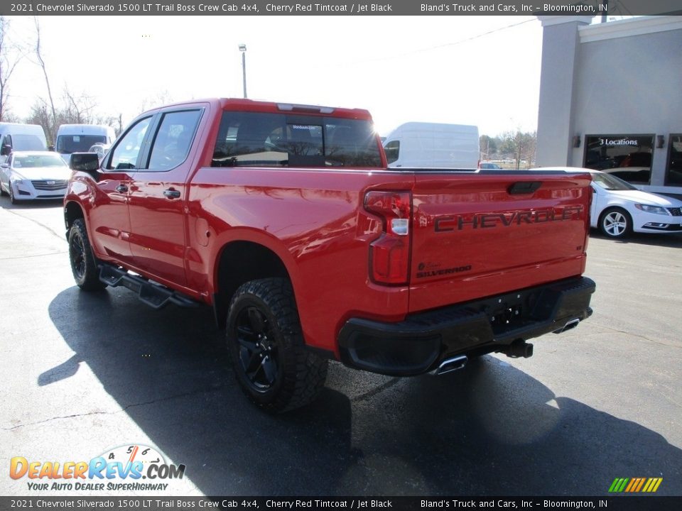 2021 Chevrolet Silverado 1500 LT Trail Boss Crew Cab 4x4 Cherry Red Tintcoat / Jet Black Photo #3