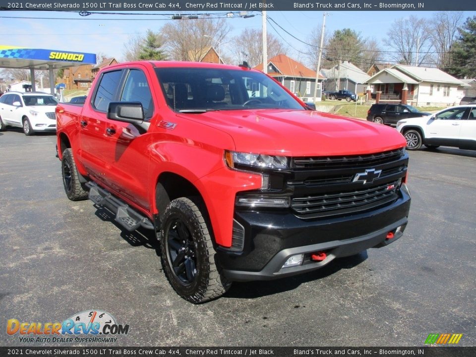 2021 Chevrolet Silverado 1500 LT Trail Boss Crew Cab 4x4 Cherry Red Tintcoat / Jet Black Photo #5