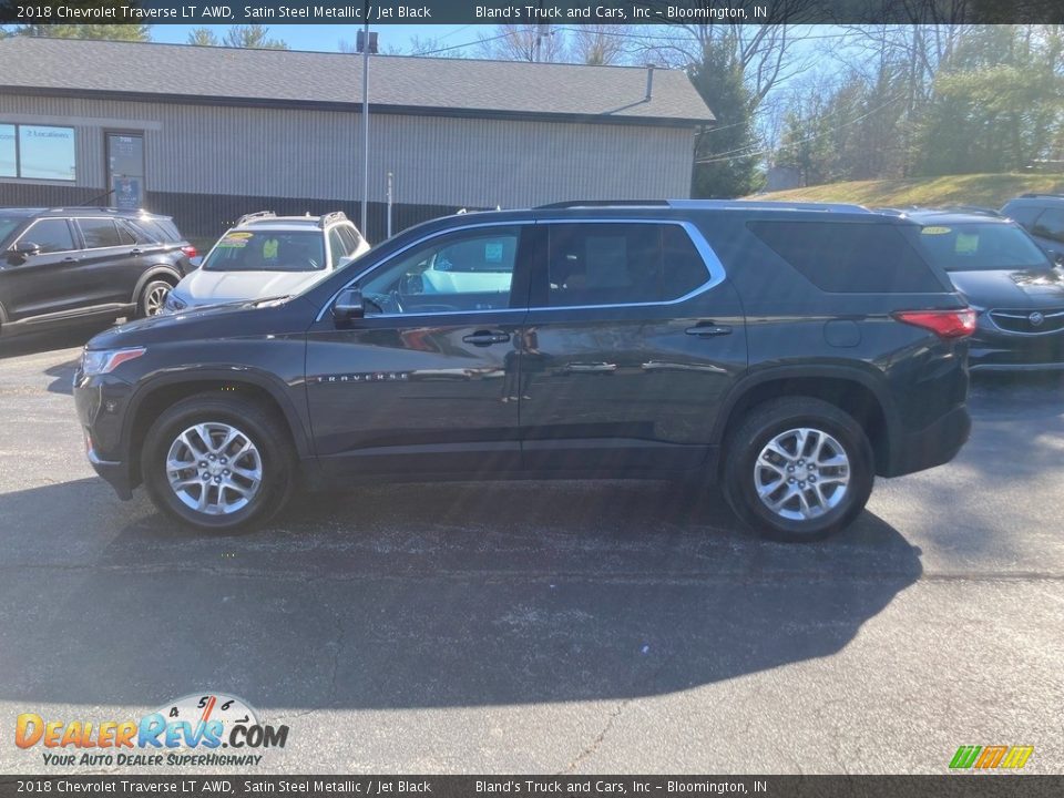 2018 Chevrolet Traverse LT AWD Satin Steel Metallic / Jet Black Photo #1