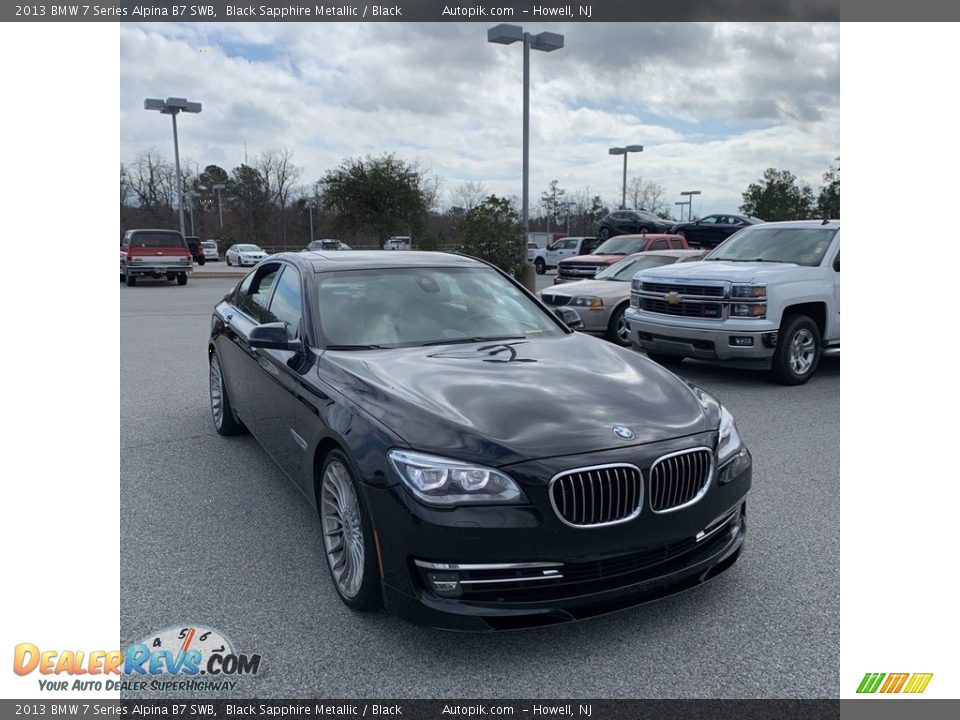 2013 BMW 7 Series Alpina B7 SWB Black Sapphire Metallic / Black Photo #7