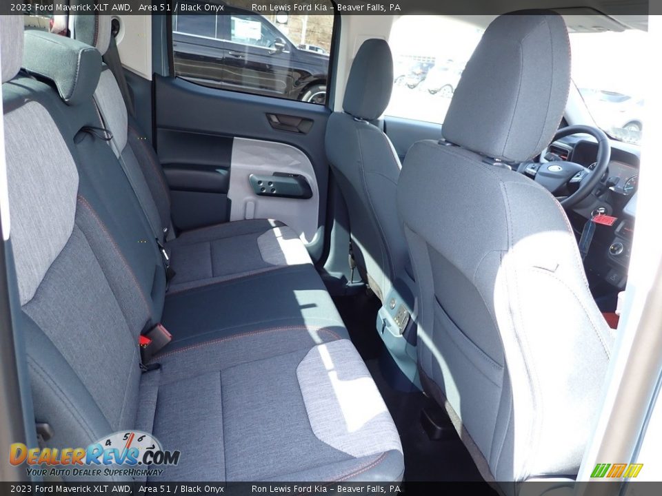 Rear Seat of 2023 Ford Maverick XLT AWD Photo #11