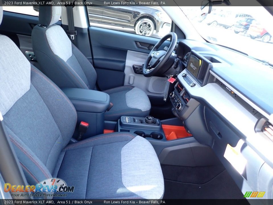 Front Seat of 2023 Ford Maverick XLT AWD Photo #12