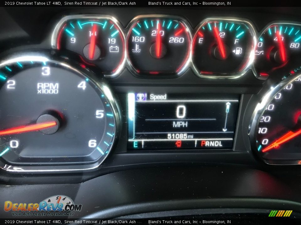2019 Chevrolet Tahoe LT 4WD Siren Red Tintcoat / Jet Black/Dark Ash Photo #11