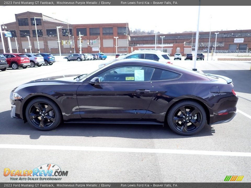 Mischievous Purple Metallic 2023 Ford Mustang GT Fastback Photo #5