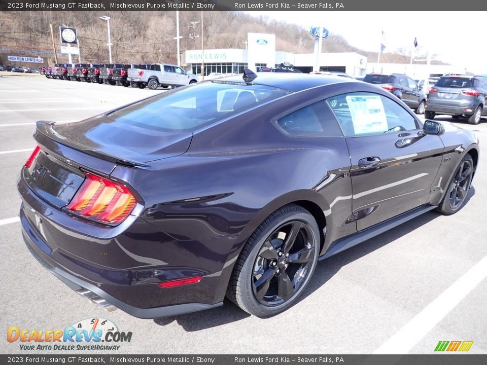 Mischievous Purple Metallic 2023 Ford Mustang GT Fastback Photo #8
