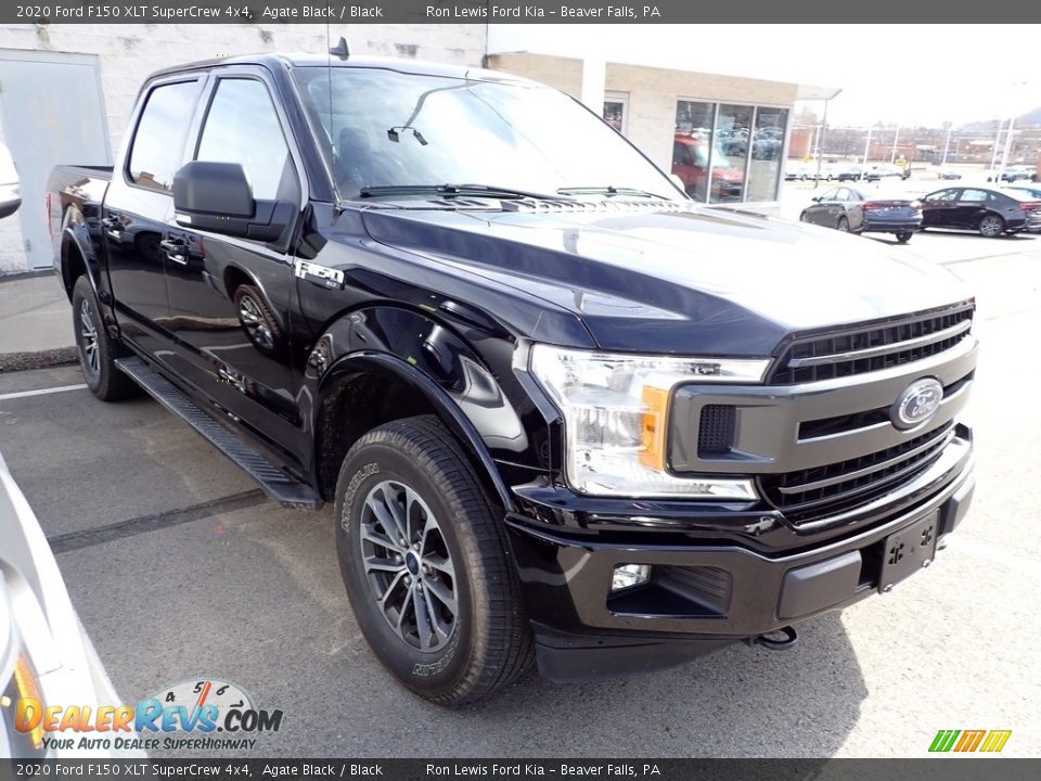 2020 Ford F150 XLT SuperCrew 4x4 Agate Black / Black Photo #2