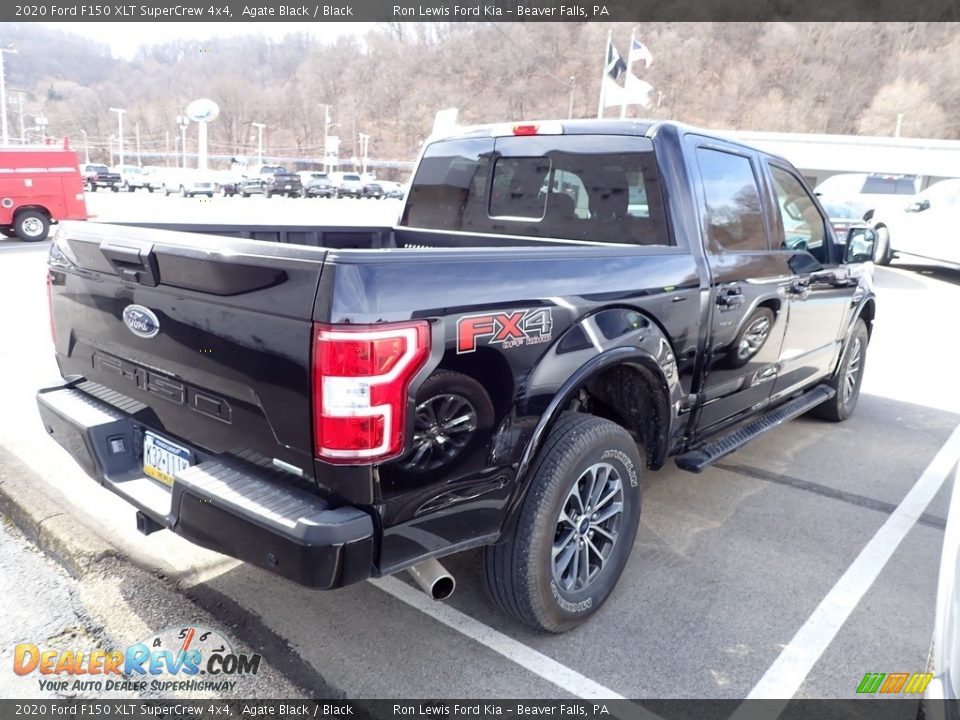 2020 Ford F150 XLT SuperCrew 4x4 Agate Black / Black Photo #3