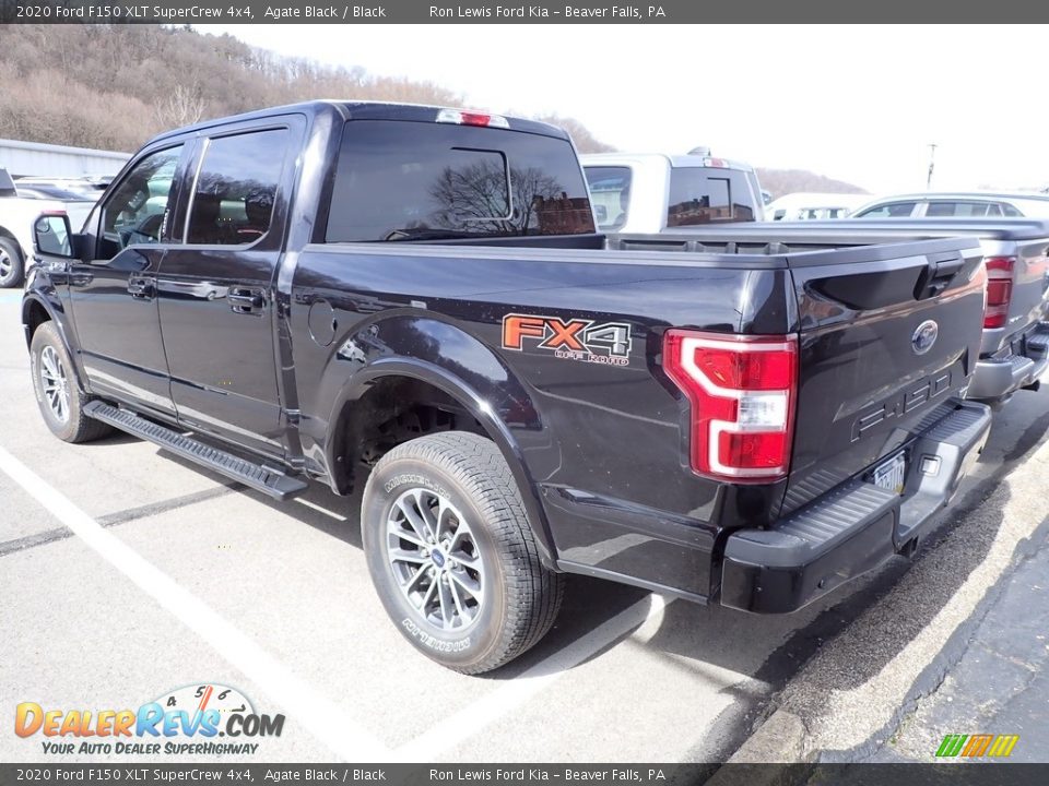 2020 Ford F150 XLT SuperCrew 4x4 Agate Black / Black Photo #4