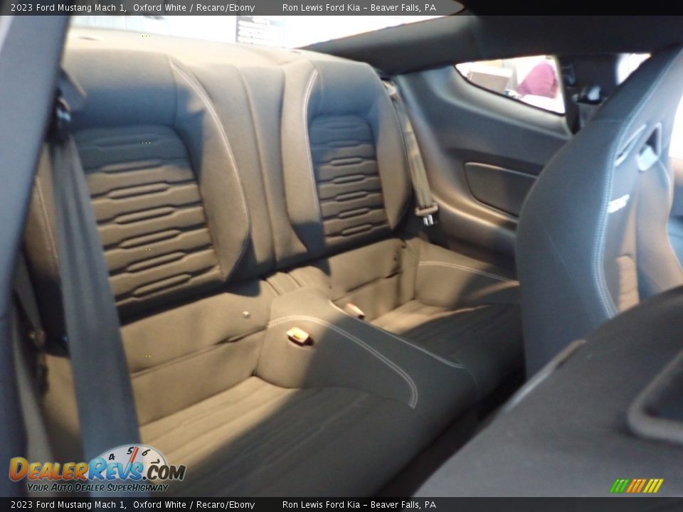 Rear Seat of 2023 Ford Mustang Mach 1 Photo #10