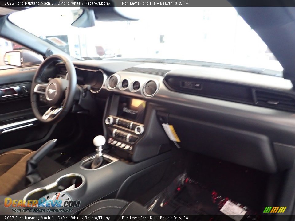2023 Ford Mustang Mach 1 Oxford White / Recaro/Ebony Photo #12
