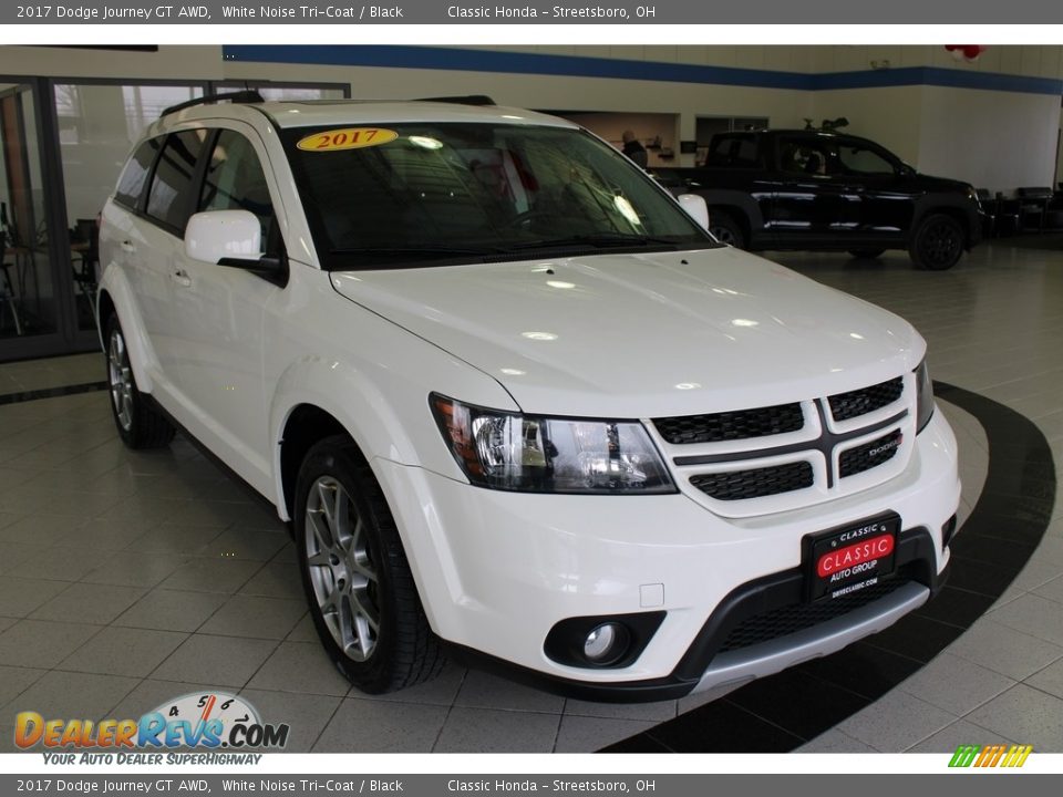 2017 Dodge Journey GT AWD White Noise Tri-Coat / Black Photo #4