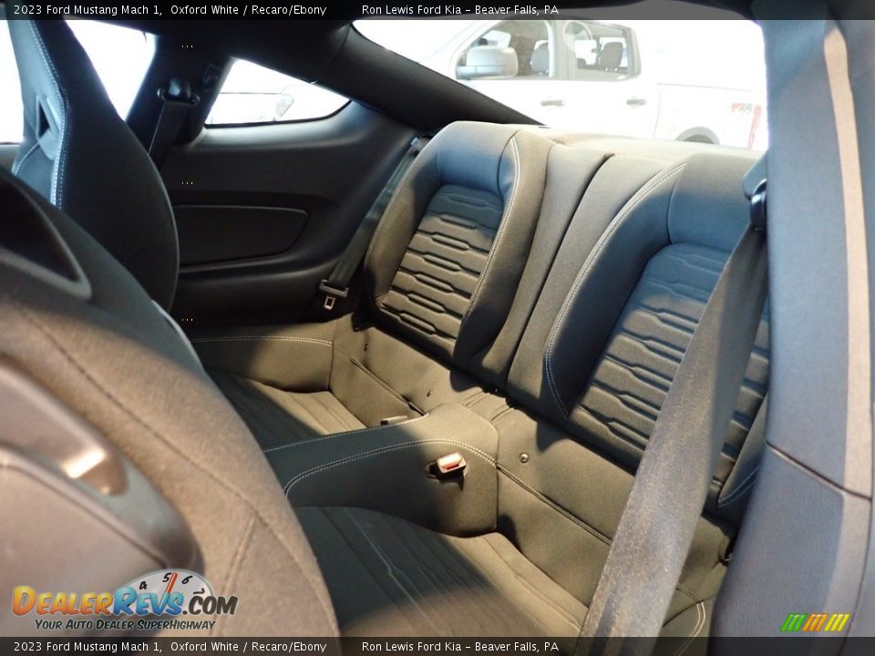Rear Seat of 2023 Ford Mustang Mach 1 Photo #15