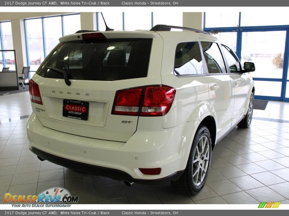 2017 Dodge Journey GT AWD White Noise Tri-Coat / Black Photo #8