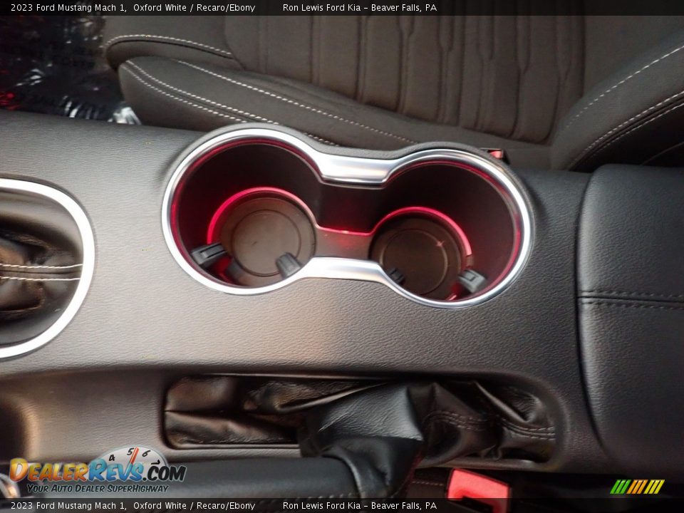 2023 Ford Mustang Mach 1 Oxford White / Recaro/Ebony Photo #19