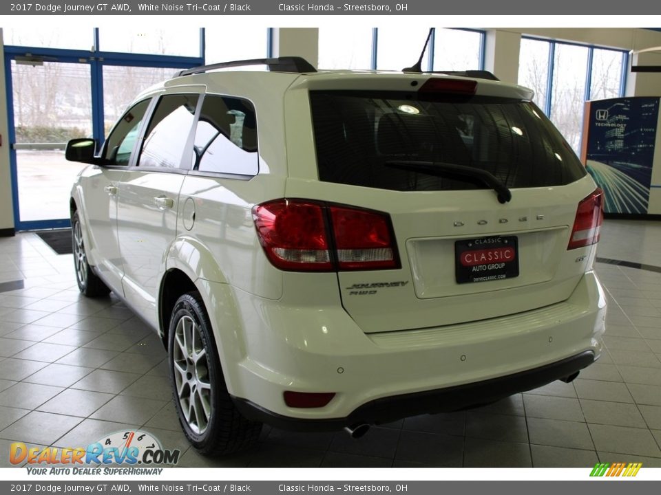 2017 Dodge Journey GT AWD White Noise Tri-Coat / Black Photo #10