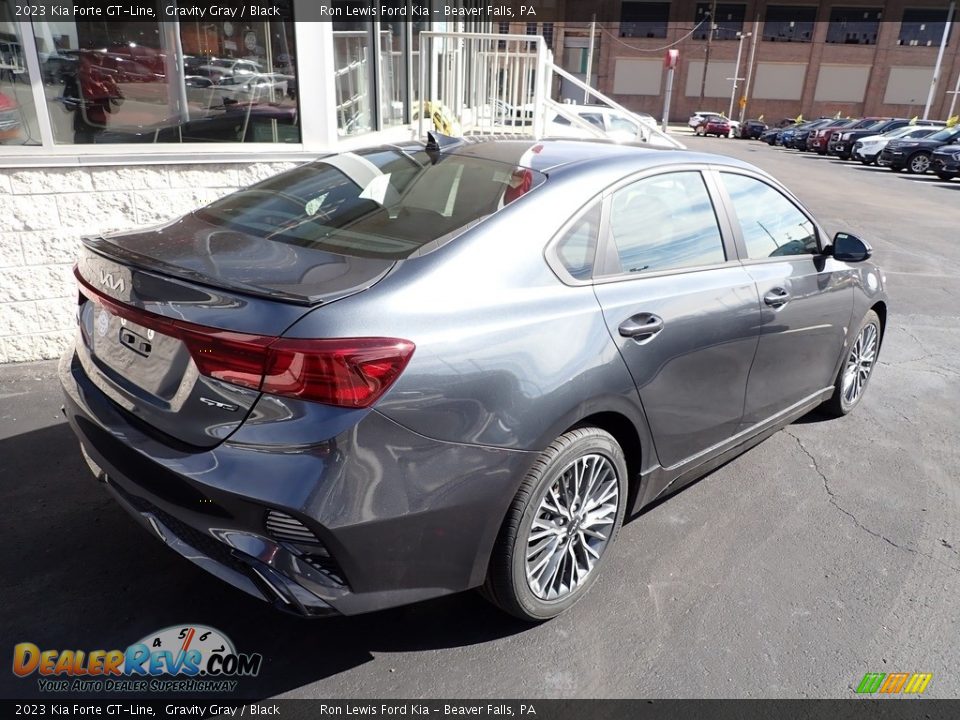 2023 Kia Forte GT-Line Gravity Gray / Black Photo #2