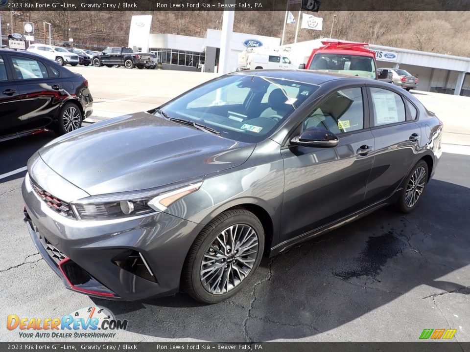 2023 Kia Forte GT-Line Gravity Gray / Black Photo #5