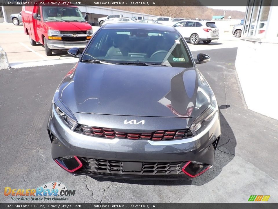 2023 Kia Forte GT-Line Gravity Gray / Black Photo #6